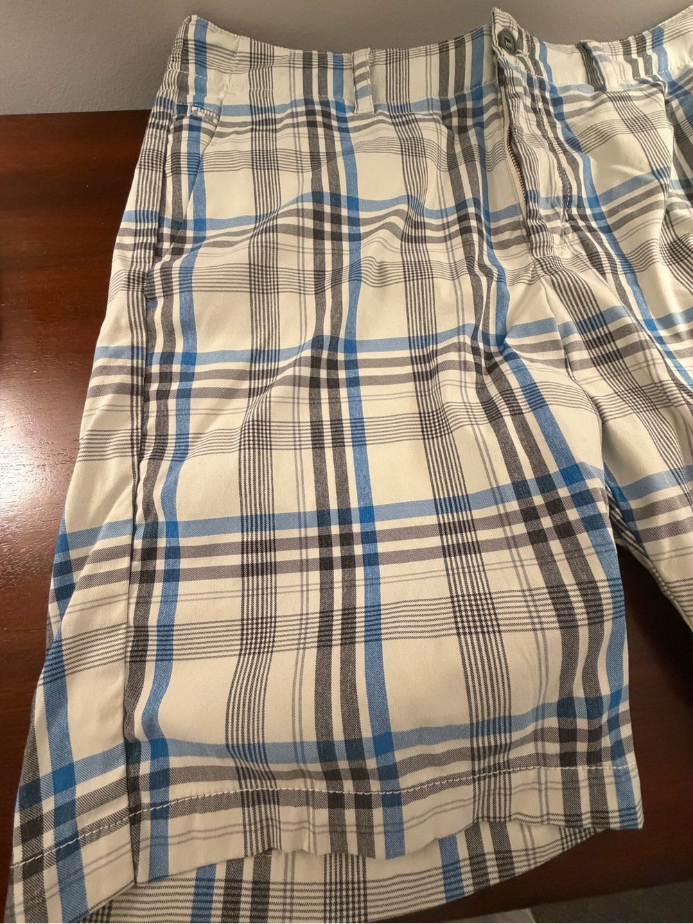 tommy bahama plaid shorts 🌊 blue & grey